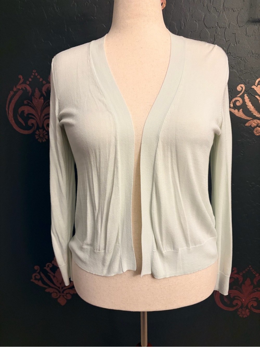 GAP Pale Mint Open-Front Women's Cardigan